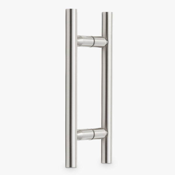 Infinity Frameless Shower Door - Biscayne Handle, Brushed Nickel