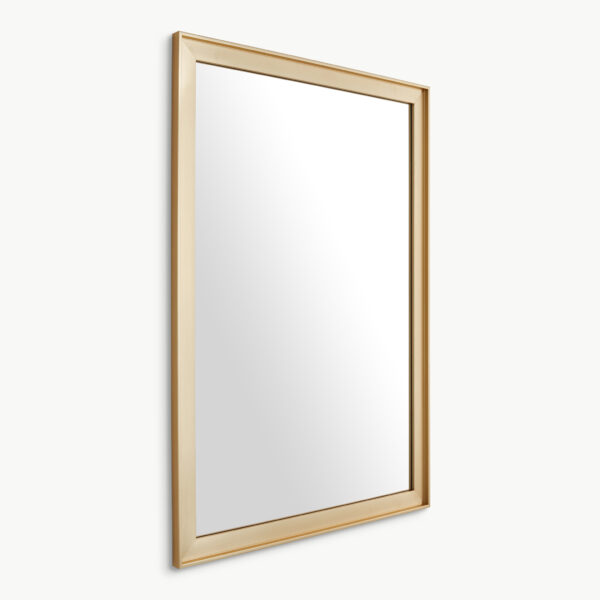 Willow Instep Framed Mirror - Brushed Bronze