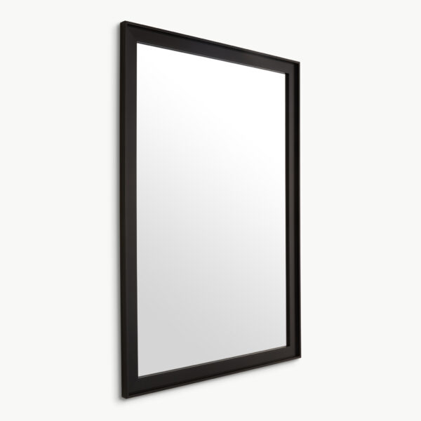 Willow Instep Framed Mirror - Matte Black