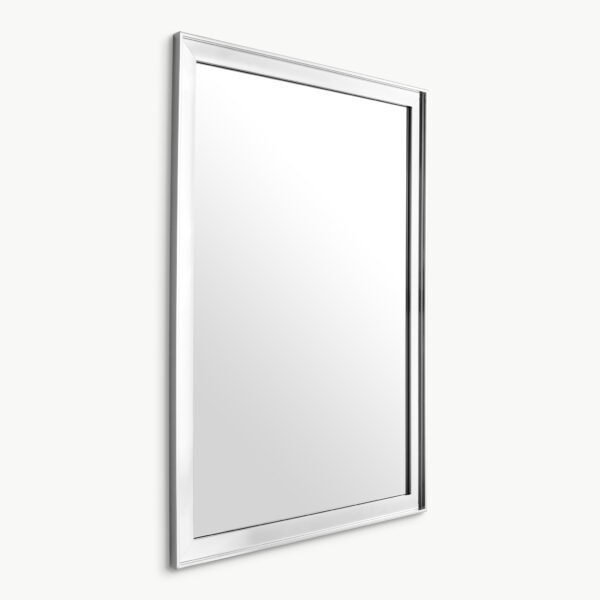 Willow Instep Framed Mirror - Polished Chrome