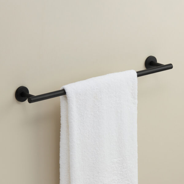 Biscayne Ladder Towel Bar - Matte Black