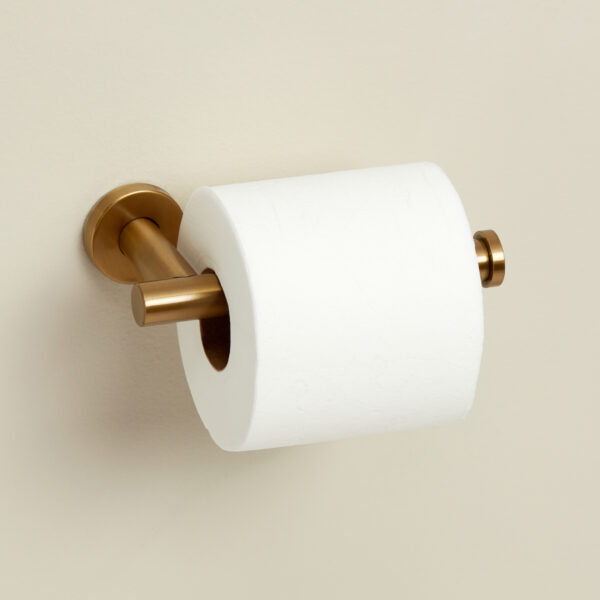 Biscayne Toilet Paper Holder - Brushed Bronze