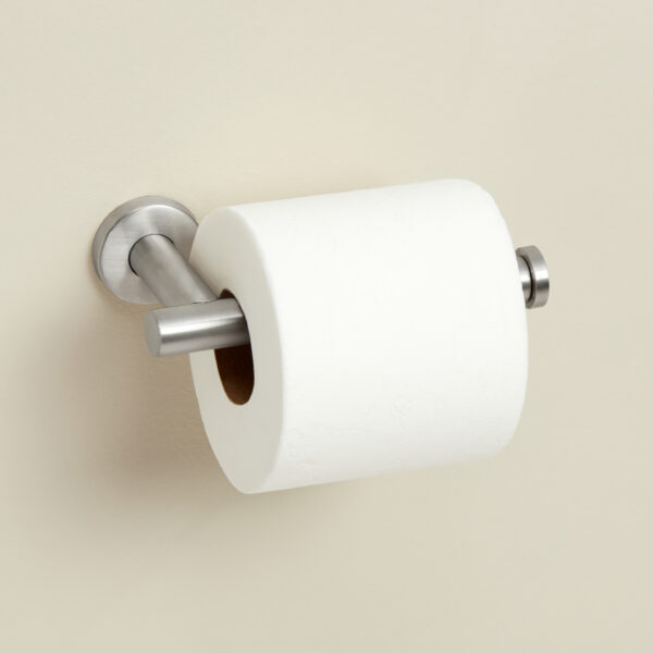 Brushed Nickel Biscayne Toilet Paper Holder