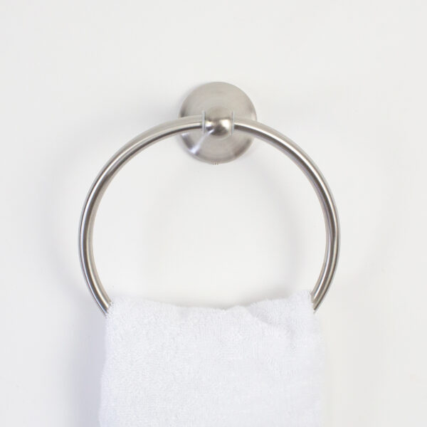 Acadia Towel Ring - Brushed Nickel