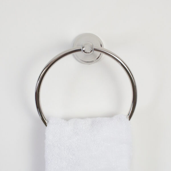 Acadia Towel Ring - Polished Chrome