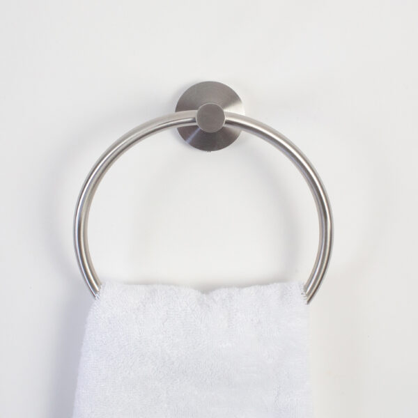 Biscayne Towel Ring - Brushed Nickel