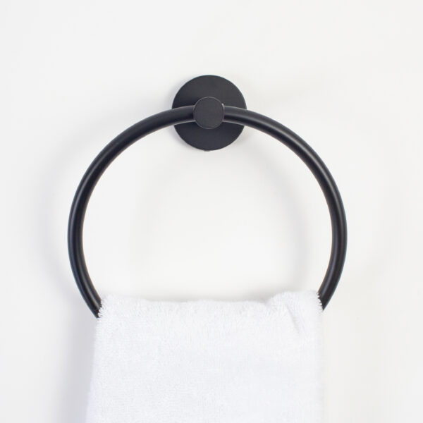 Biscayne Towel Ring - Matte Black