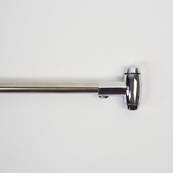 Adjustable Straight Shower Curtain Rod - Polished Chrome