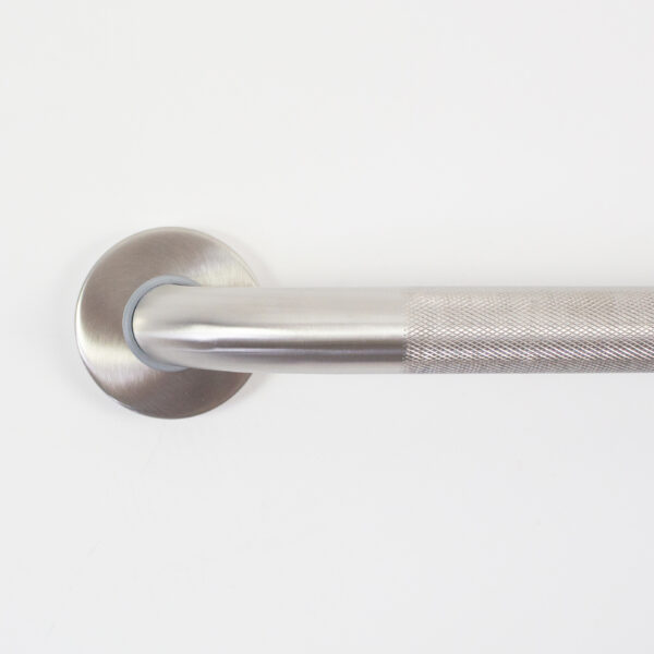 Acadia Peened Grab Bar - Brushed Nickel