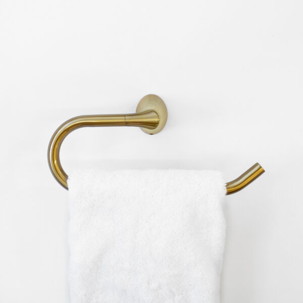Acadia Hand Towel Hook - Brushed Bronze