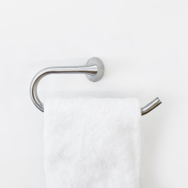 Acadia Hand Towel Hook - Brushed Nickel