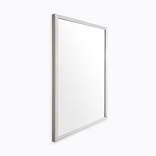 Lindens Framed Mirror - Brushed Nickel