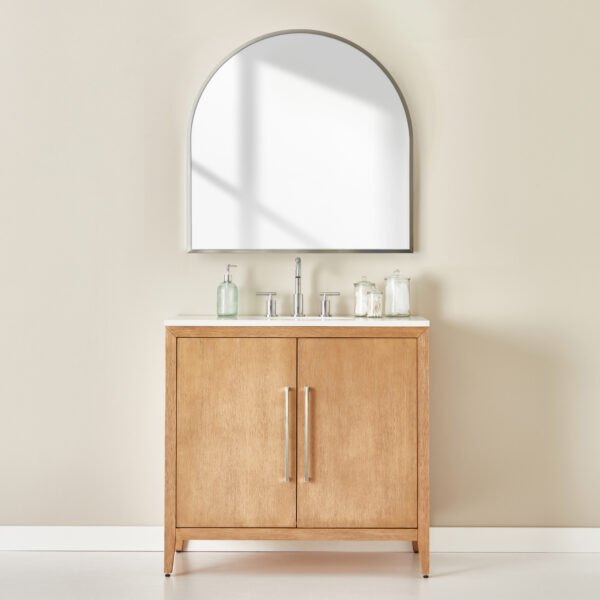 Rowan Arch Mirror - Polished Chrome